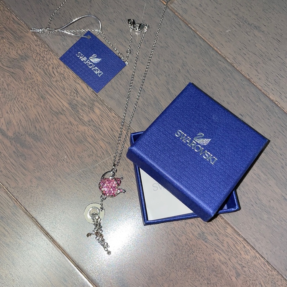 Swarovski teacup necklace